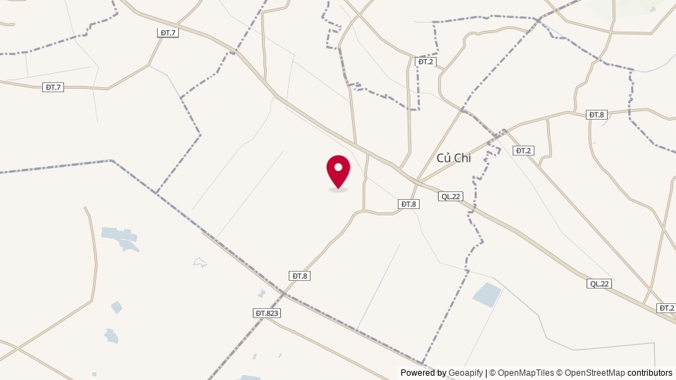 Map of Củ Chi, Cu Chi, Vietnam